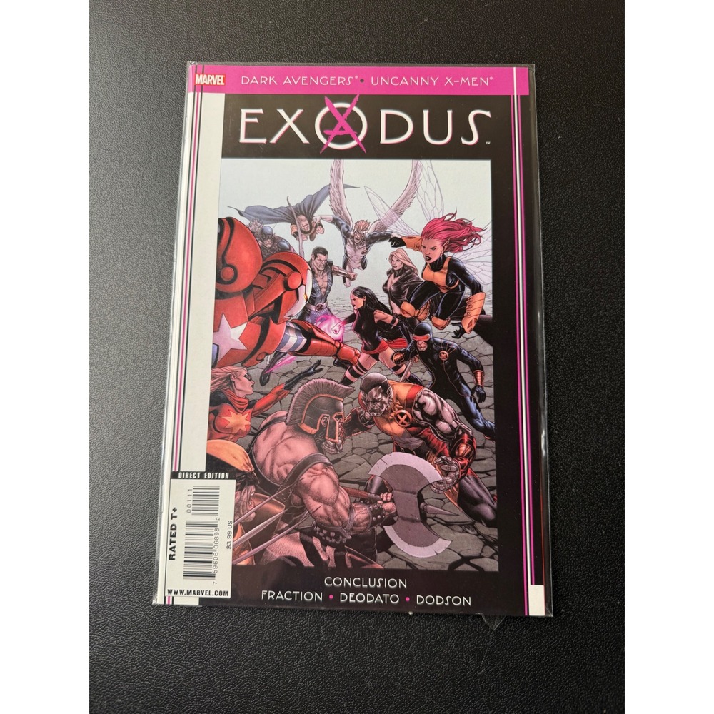 Marvel Dark Avengers Uncanny X-Men Exodus‎ 1 Fraction Deodato Dodson 2009 Utopia